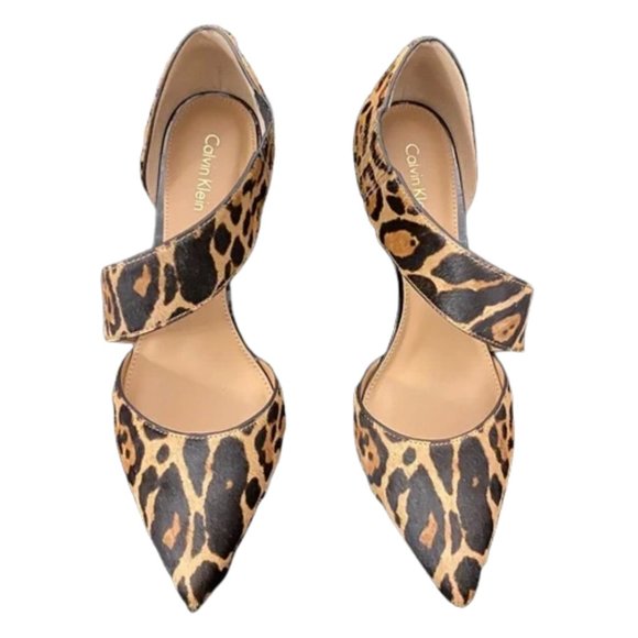 Calvin Klein Shoes - Calvin Klein | Leopard Print Heels | Size 8